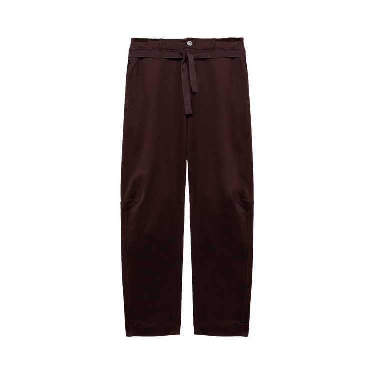 Stone Island Shadow Project Tie Waist Straight Leg Pants "Brown"