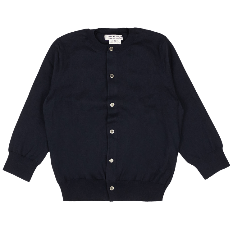 Comme des Garçons Knit Button Down Cardigan "Blue"