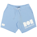 Nahmias Graphic Logo Design Swim Trunks "Blue"