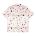 Nahmias Silk Pychedelic Mushroom Button Down Shirt "White"