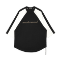 Mastermind Embroidered Baseball Tee "Black/White"