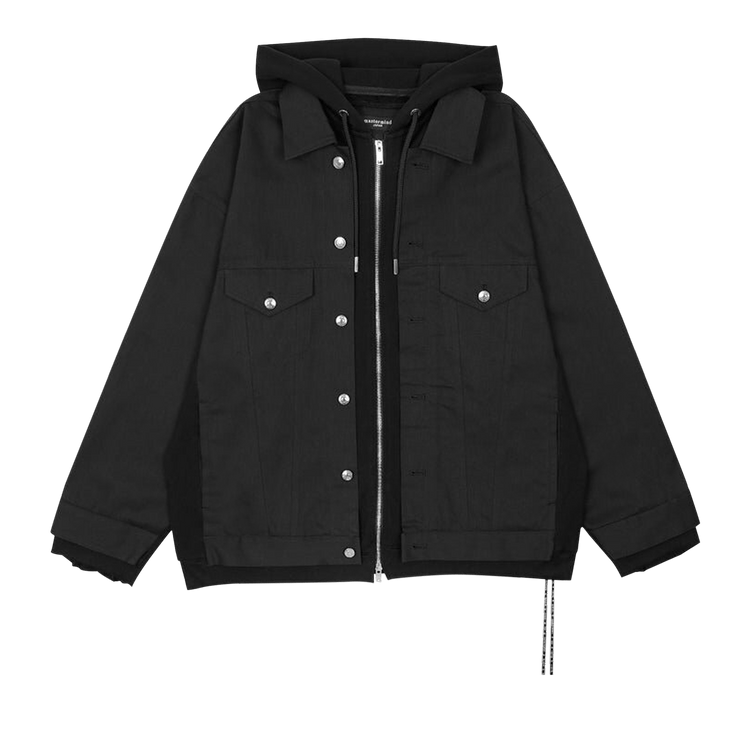 Mastermind Denim Combination Hoodie "Black"