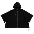 Mastermind World Poncho Zip Up Hoodie "Black"