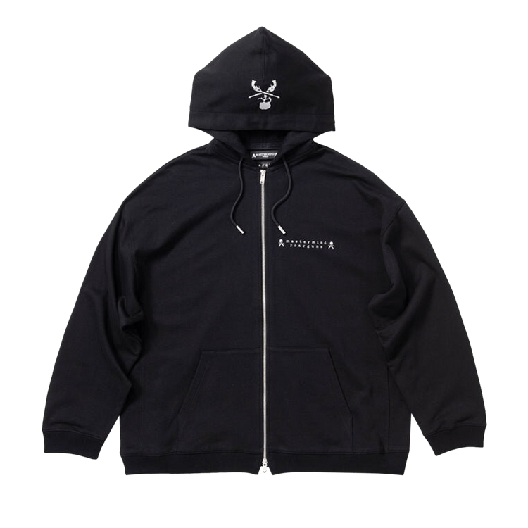 Mastermind World x roarguns Relax Fit Zip Up Hoodie "Black"