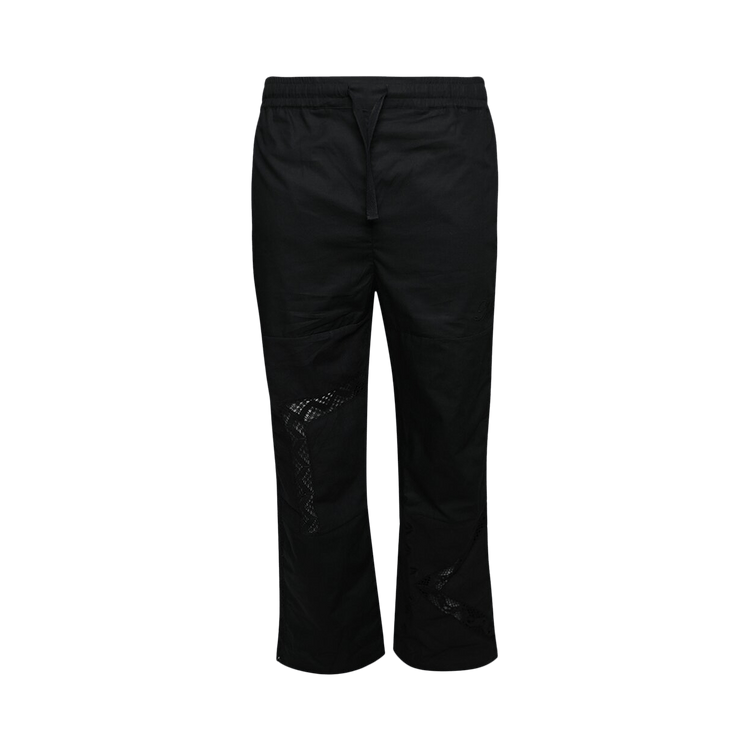 Marine Serre Regenerated Household Linen Pajama Pants "Black"