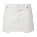 Miu Miu Denim Mini Skirt "White"