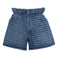 Miu Miu Denim Logo Short "Navy"