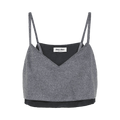 Miu Miu Velour Top "Grey"