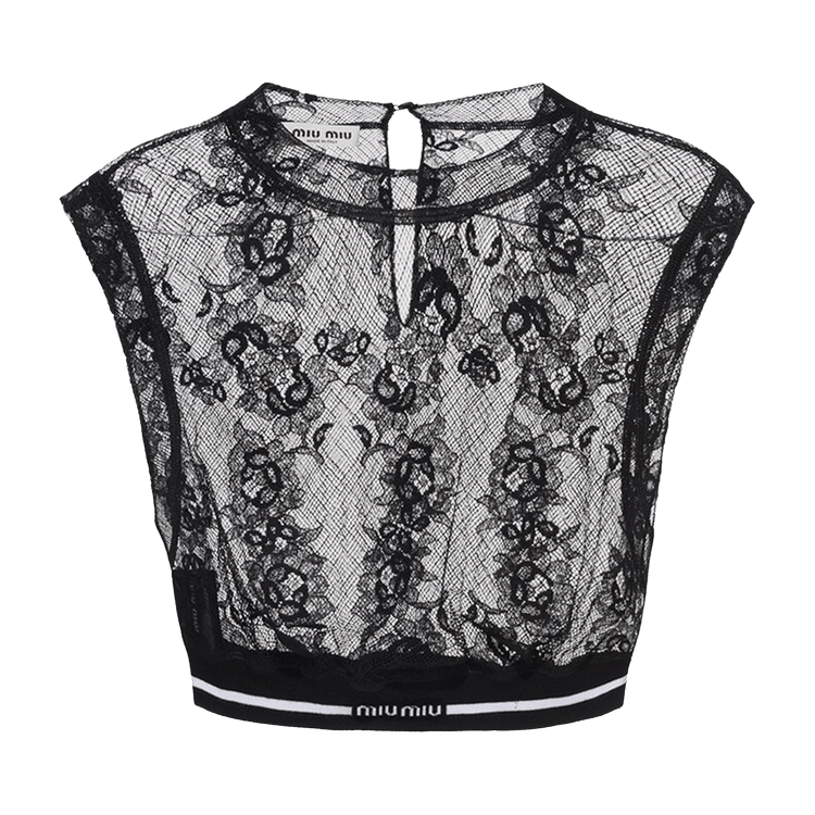 Miu Miu Lace Top "Black"