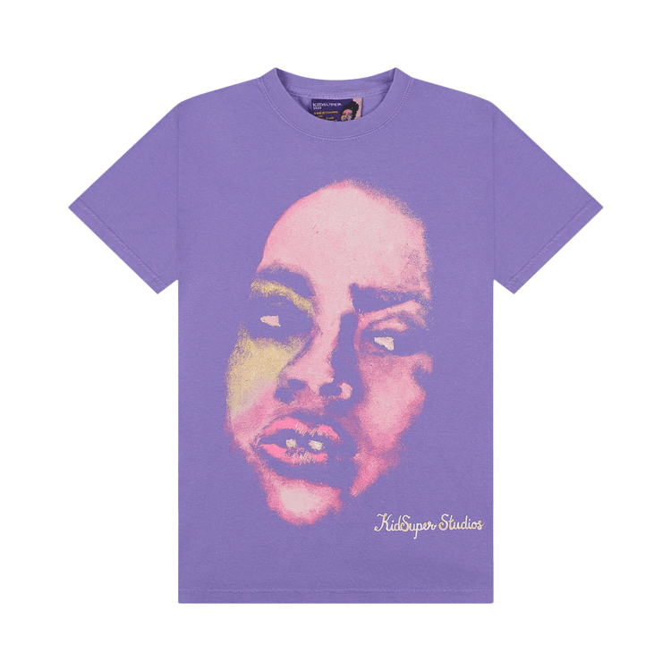 KidSuper Girl Face Tee "Lilac"