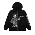 Rassvet Keep Dancing Zipped Hoodie "Black"