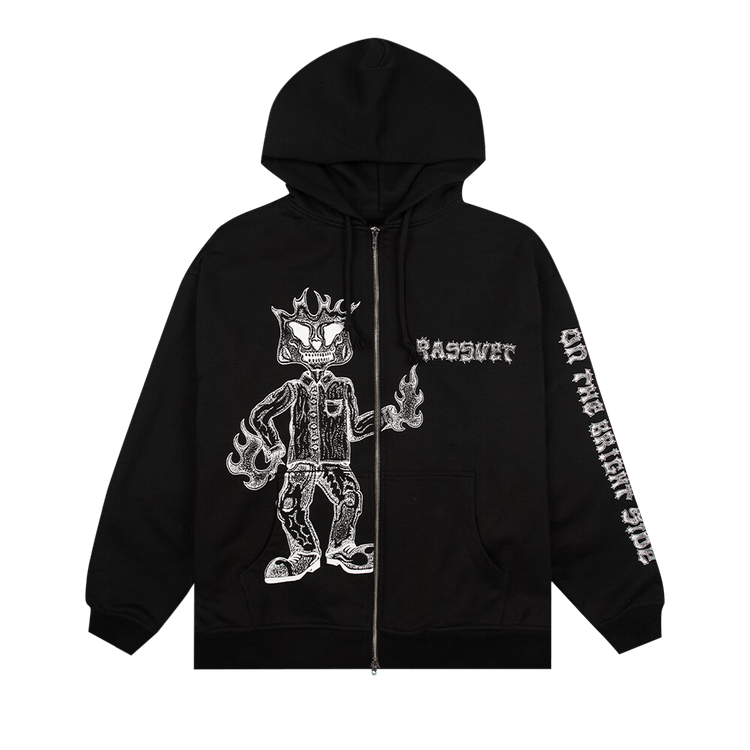 Rassvet Keep Dancing Zipped Hoodie "Black"