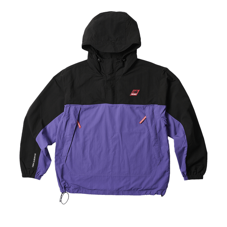 Palace x New Balance Pop Over Shell Jacket "Black/Purple"