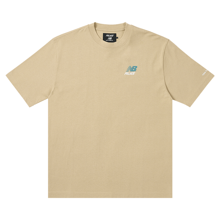 Palace x New Balance Logo T-Shirt "Tan"