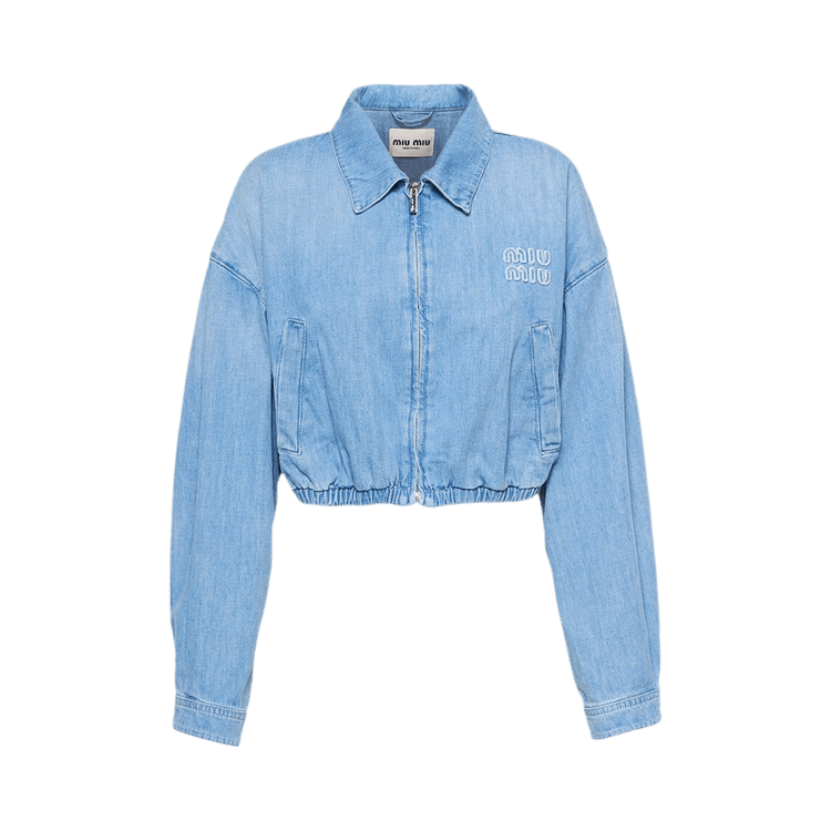Miu Miu Denim Blouson Jacket "Sapphire"