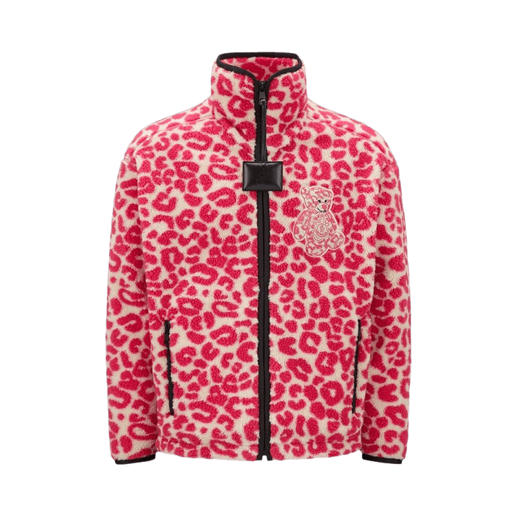 Moncler Genius Zip Up Cardigan "White/Pink"