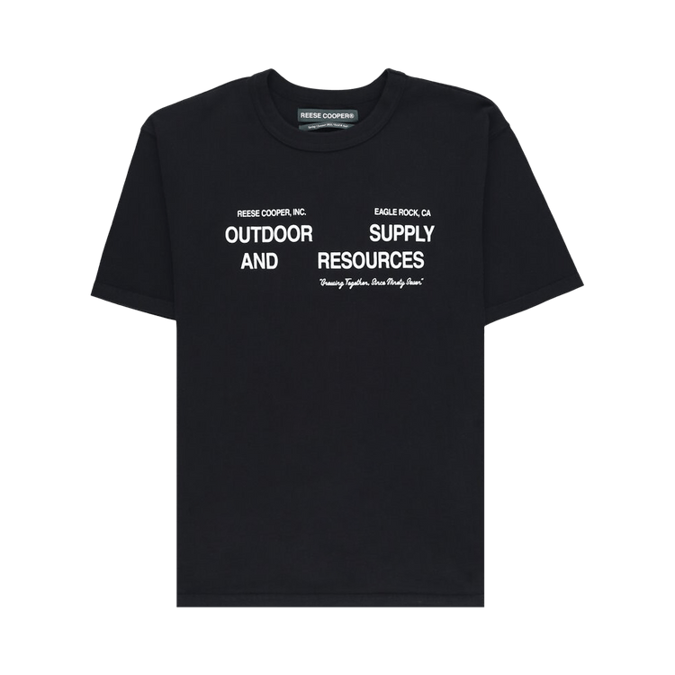 Reese Cooper Vine Print T-Shirt "Black"