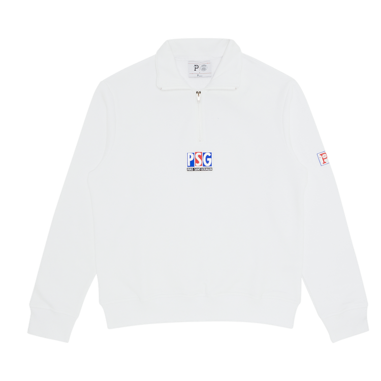 Paris Saint-Germain x Over The Pitch Classic Emblem 1/2 Zip "White"