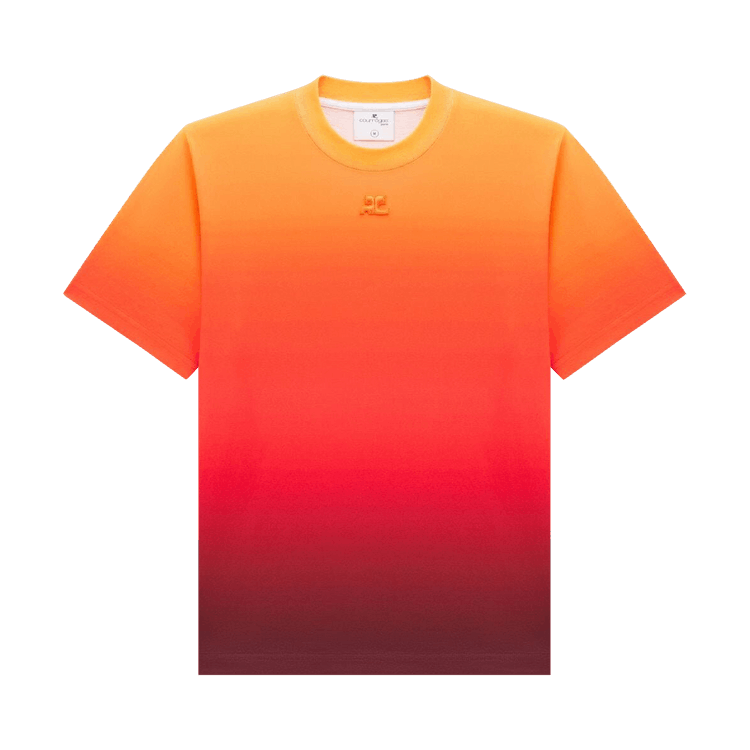 Courrèges Gradient Sunset T-Shirt "Gradient Sunset"