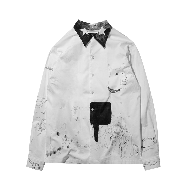 Enfants Riches Déprimés Untitled 77 Lake Geneva Shirt "White/Black"