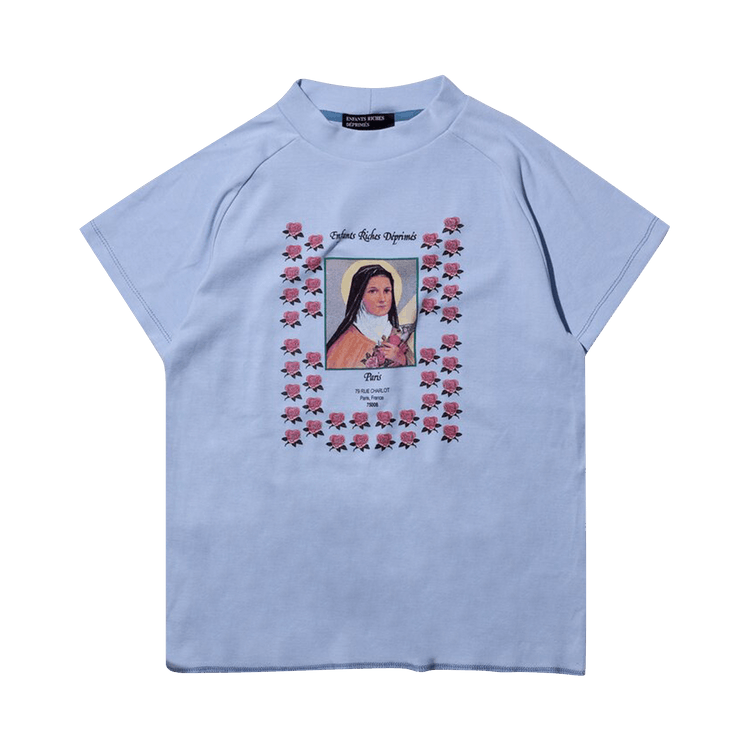 Enfants Riches Déprimés Marche De Roses Raglan T-Shirt "Sky Blue/Multicolor"