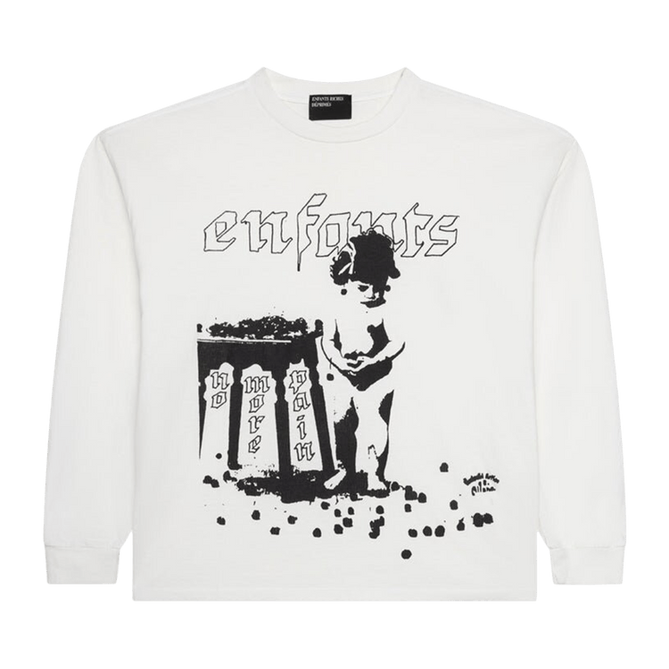 Enfants Riches Déprimés Cherries Long-Sleeve T-Shirt "Ivory/Black"