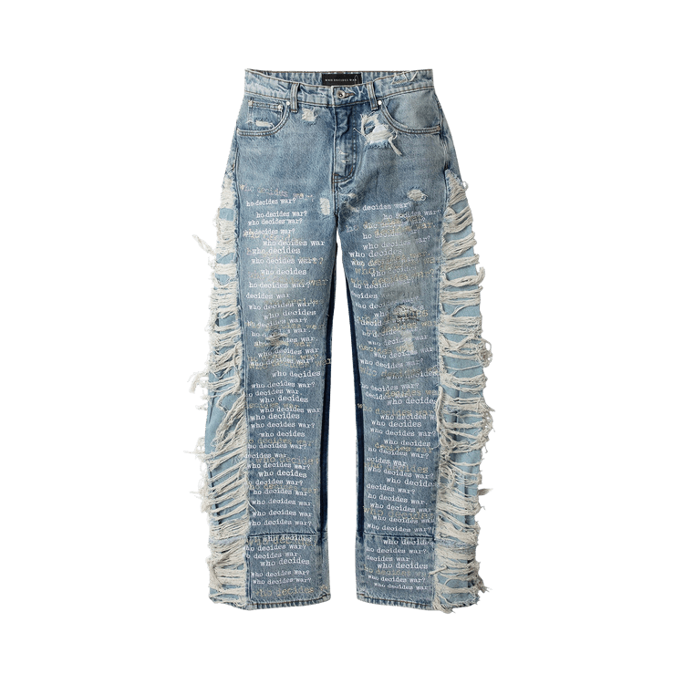 Who Decides War Ultra Flare Scripture Denim "Sky"