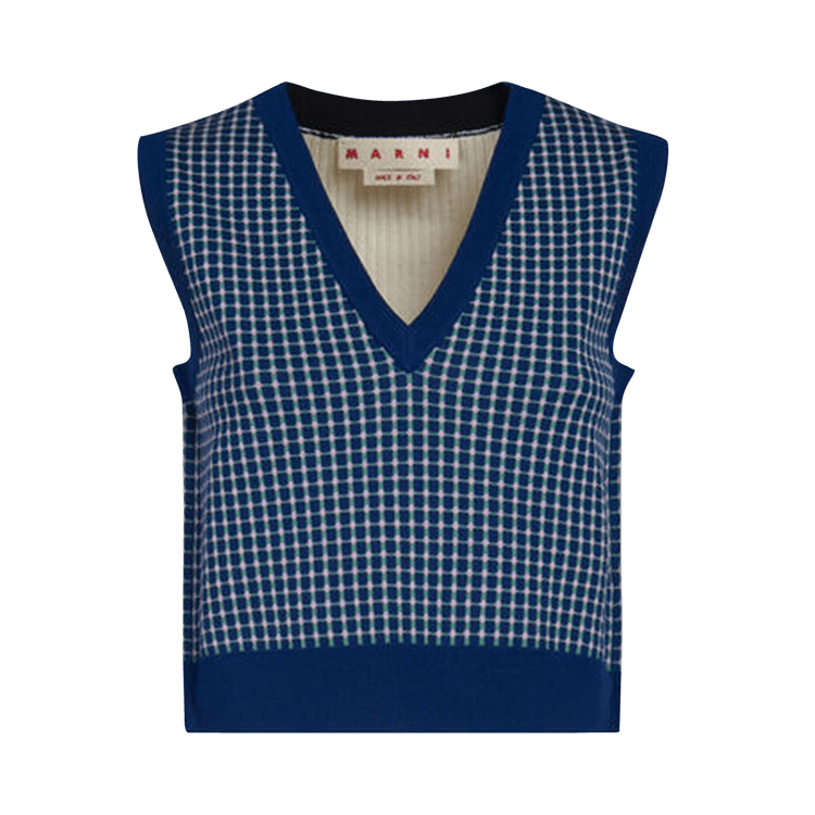 Marni Sleeveless V Neck Sweater "Multicolor"