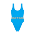 Versace One Piece Swimsuit "Mediterranean Blue/Flamingo"