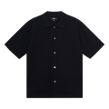 Stussy Perforated Swirl Knit Shirt "Black"