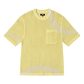 Stussy O'Dyed Heavyweight Mesh Crew 'Tie Dye Yellow'
