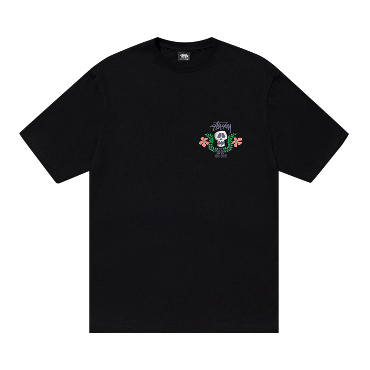 Stussy Skull Crest Tee "Black"