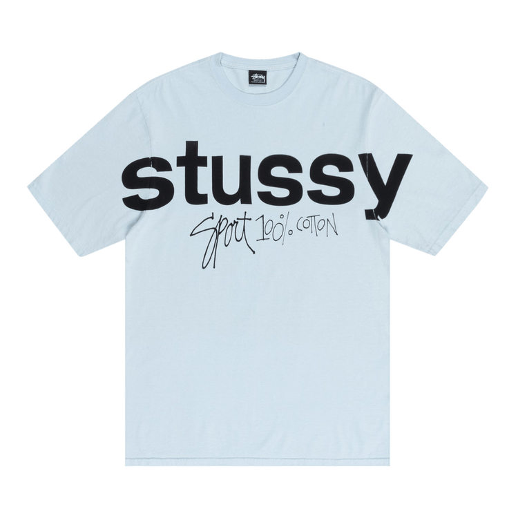 Stussy Sport 100% Pigment Dyed Tee "Sky Blue"