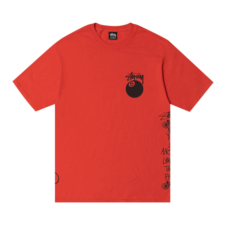 Stussy Test Strike Pigment Dyed Tee "Tomato"