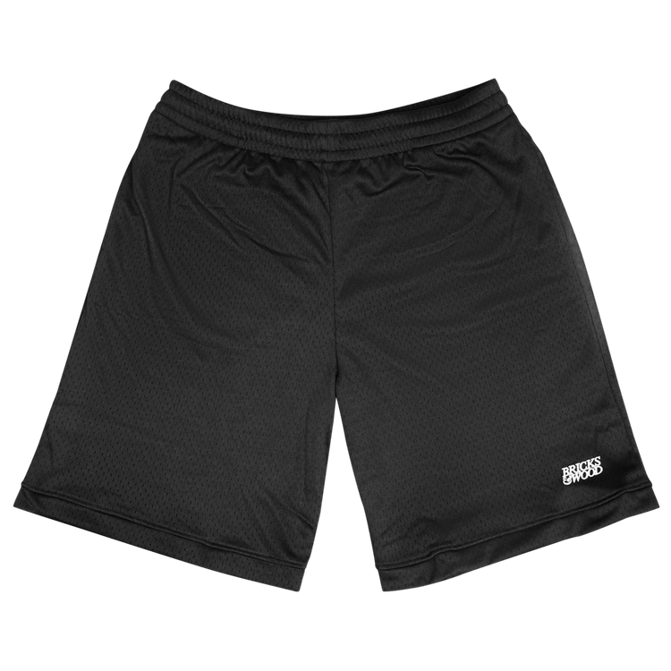 Bricks & Wood Mesh Logo Basketball Shorts "Black"
