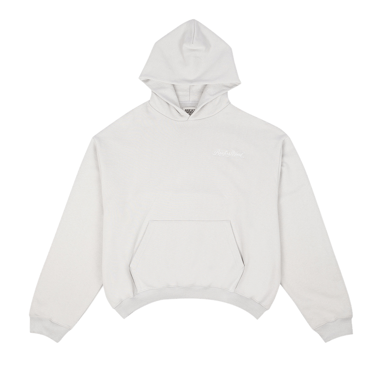 Bricks & Wood Script Logo Hoodie "Grey"