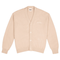 Bricks & Wood Script Logo Cardigan "Beige"