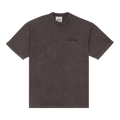 Bricks & Wood Script Logo Mineral Wash Tee "Cocoa"