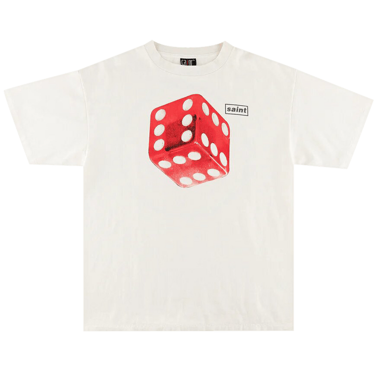 SAINT Mxxxxxx Dice Tee "White"
