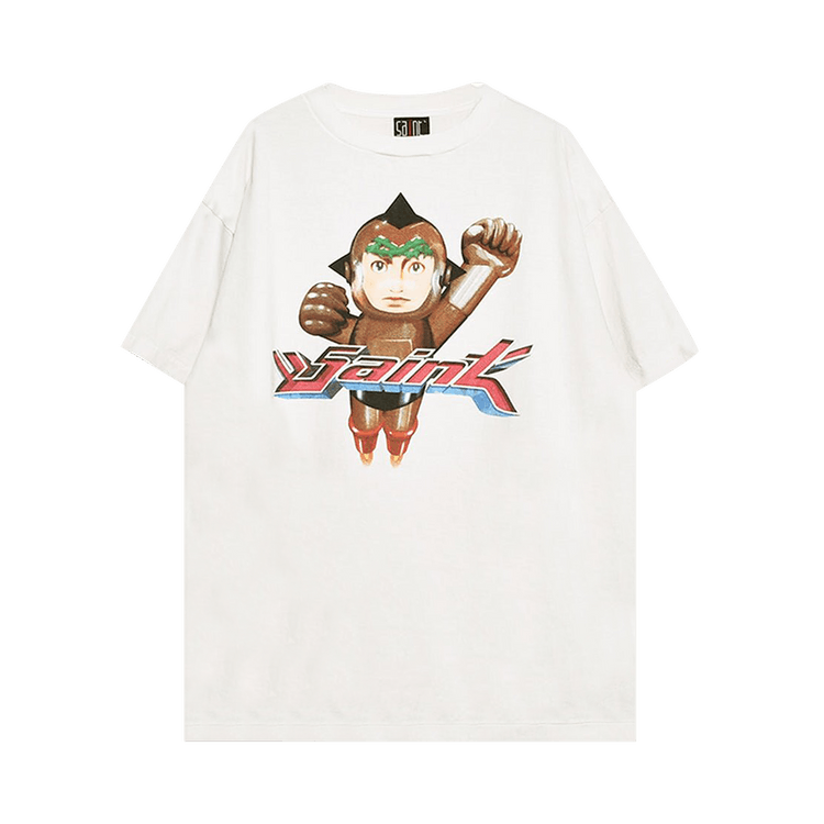 SAINT Mxxxxxx Iron Baby Tee "White"