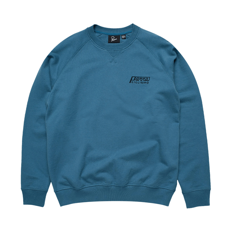Parra Ciclismo Crewneck Sweatshirt "Teal"