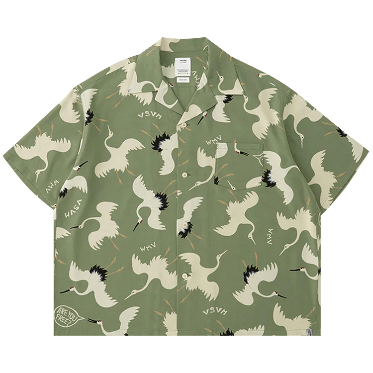 Visvim Crosby Hikaku Vacation Shirt "Light Green"