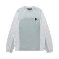 A-Cold-Wall* Contrast Tech Knit Crewneck "Iceberg Blue"