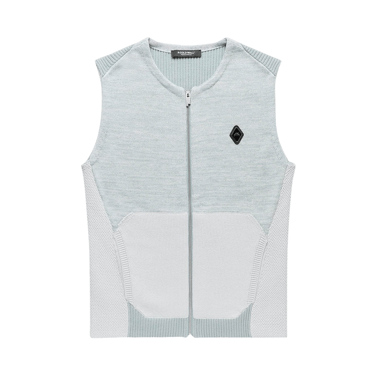 A-Cold-Wall* Contrast Tech Knit Vest "Iceberg Blue"