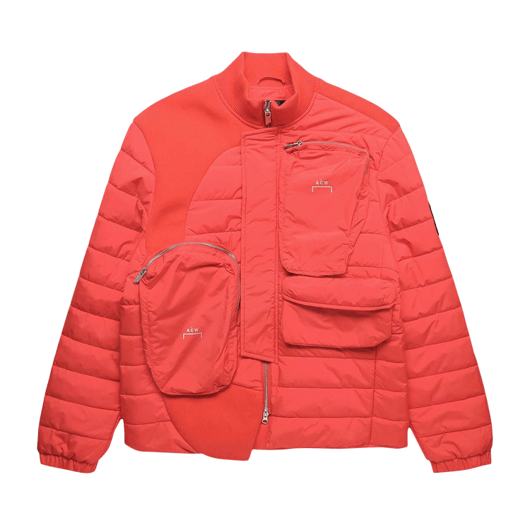 A-Cold-Wall* Asymmetric Padded Jacket "Volt Red"