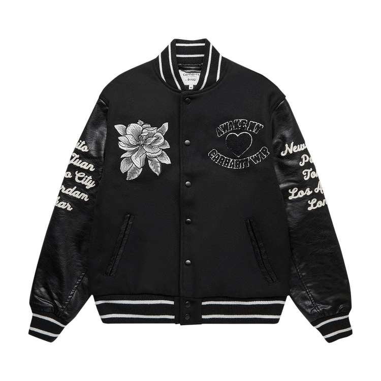 Awake NY x Carhartt WIP Teddy Jacket "Black"