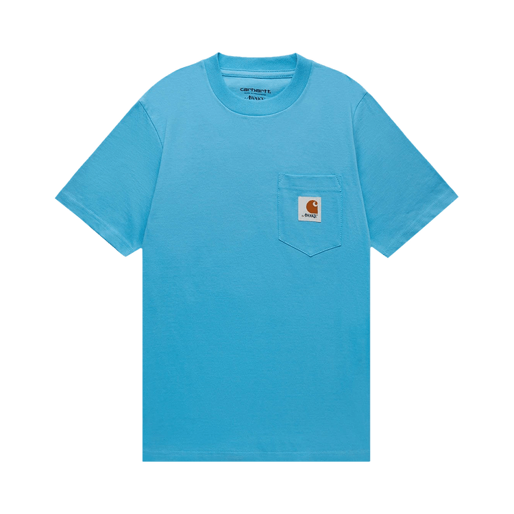 Awake NY x Carhartt WIP Pocket Tee "Blue"