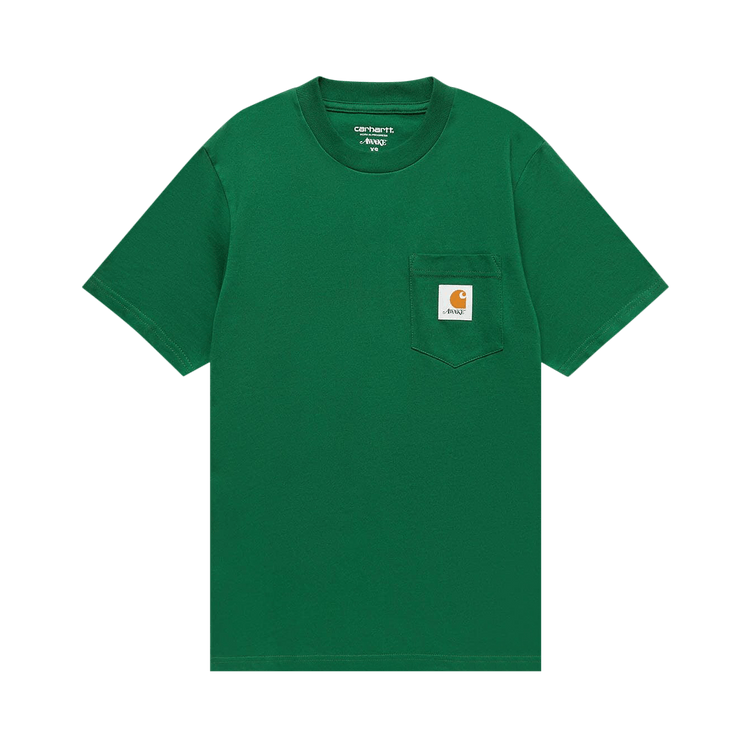 Awake NY x Carhartt WIP Pocket Tee "Dark Green"