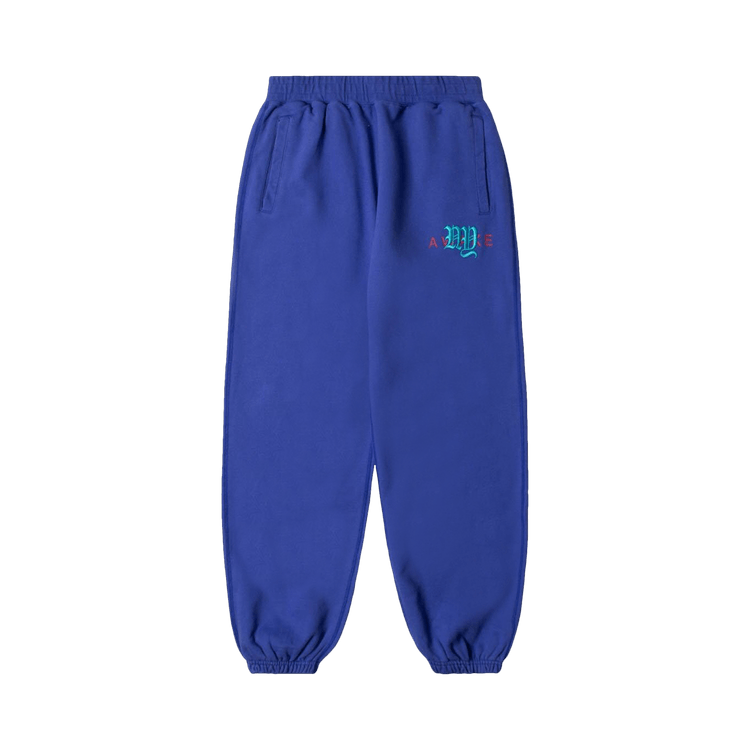 Awake NY College Logo Sweatpants "Sapphire"