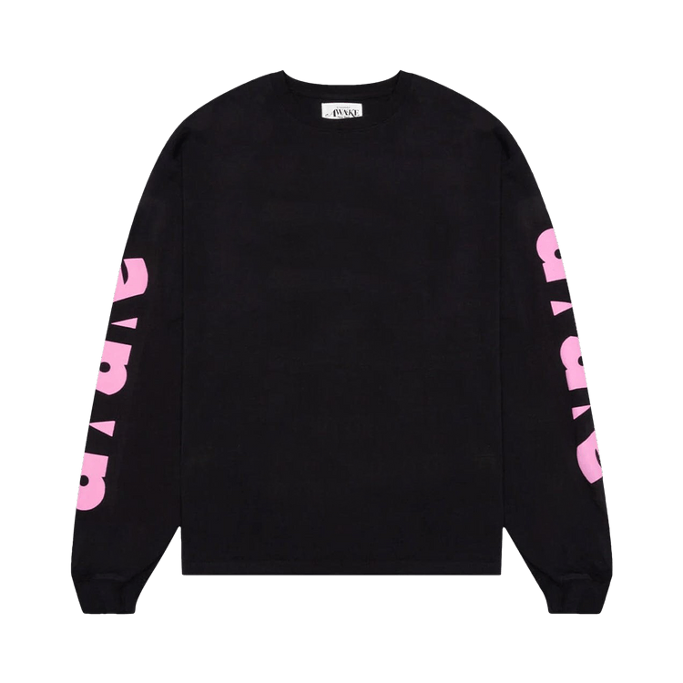 Awake NY Block Out Logo Long-Sleeve Tee "Black"